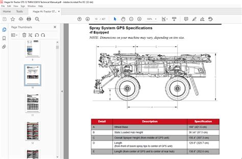 Hagie Hi Tractor Sts 12i Technical Manual 493689 Pdf Download