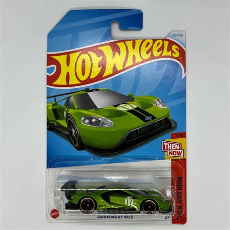 Hot Wheels 2016 FORD GT RACE Then And Now Free Casing Protector Etsy