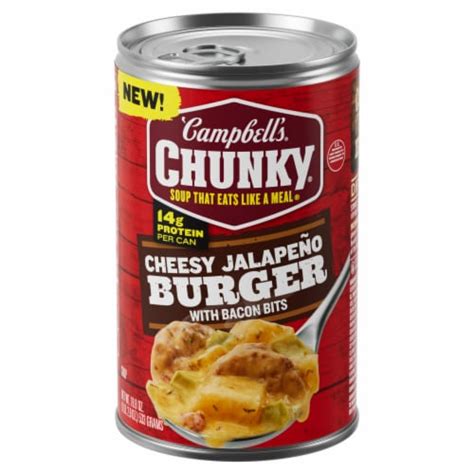 Campbells® Chunky® Cheesy Jalapeno Burger With Bacon Bits 188 Oz
