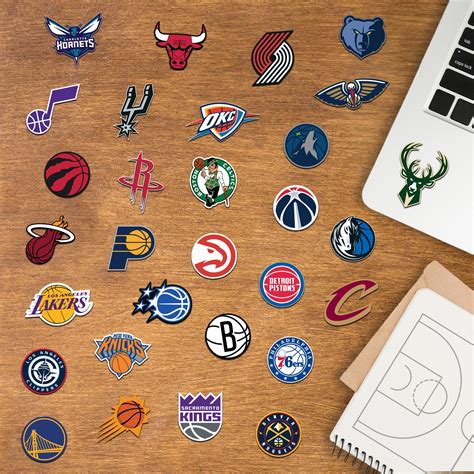 nba team logos minis collection mixed sizes official nba reusa