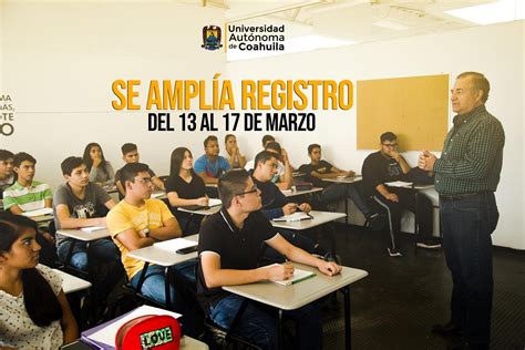 UA de C abre periodo de registro extemporáneo para fichas de Examen de