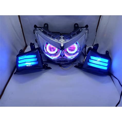 Jual Lampu Headlamp Projector Plus Sein LED Nmax Old Paket Shopee