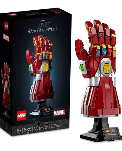 Lego Marvel Nano Gauntlet 76223 Manopla Homem De Ferro Frete grátis