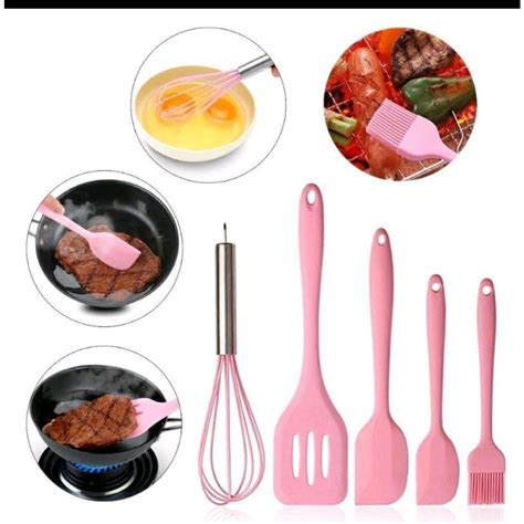 Jual SPATULA SET SILICON SET SPATULA PERALATAN MASAK SILIKON NON