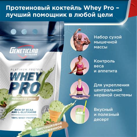 Протеин сывороточный Whey Pro Фисташковое мороженное 2,1 килограмма ...