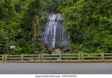 La Coca Waterfall El Yunque Rainforest Stock Photo 1392332450 | Shutterstock