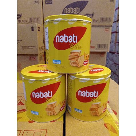 Jual Wafer Nabati Kaleng Promo Murah 6pcs 1KARTON Coklat Keju 300g