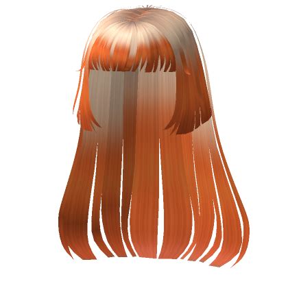 Extreme Hime Cut In Halloween Blonde To Orange Roblox
