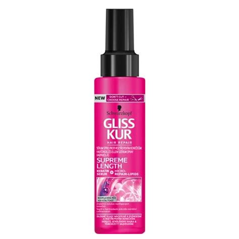 Schwarzkopf Serum Spray 100ml Gliss Kur Supreme Length Head2Toes