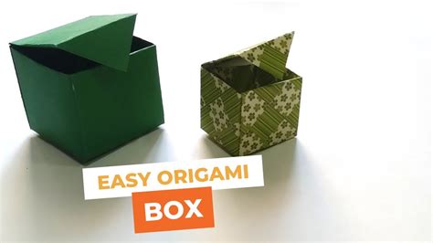 The Easiest Origami Box Tutorial Diy How To Make An Origami Paper Gift