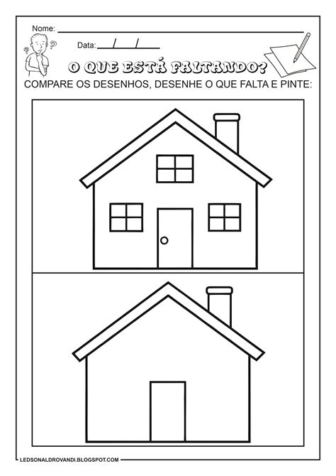 O Que Está Faltando - Atividades o que está faltando?