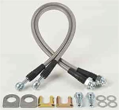 JEGS 635300 DOT Brake Hose Kit Fits GM Metric D154 Calipers 10mm