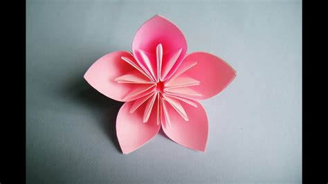 origami paper peach blossom youtube