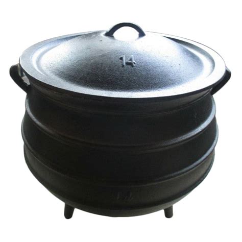 Wholesale Cast iron South Africa Three legged fire potjie pot factory ...