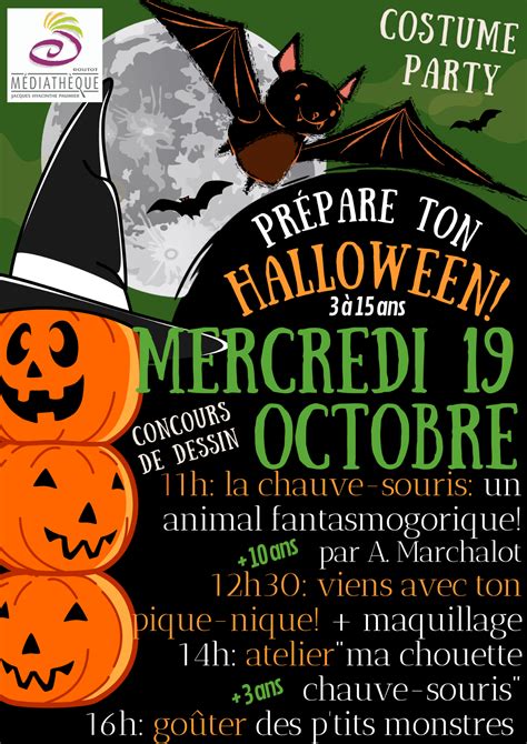 Prépare ton Halloween à la Médiathèque Mairie de Routot Mairie de Routot