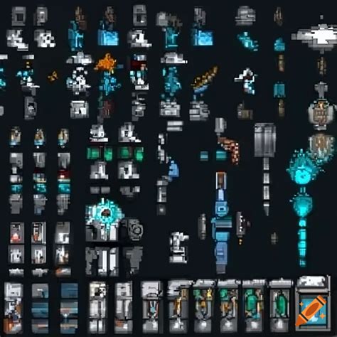 Sprites Of Science Fiction Spaceships For Games On Craiyon