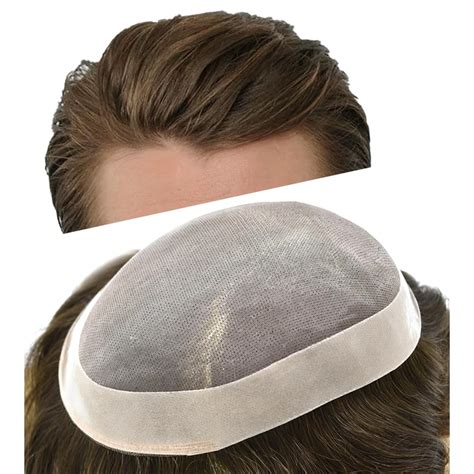 Amazon Reshe Toupee For Men Real Human Hair Mens Toupee Hair