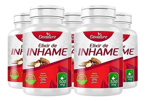 Kit 2 Elixir De Inhame 100 Cápsulas De 500mg MercadoLivre