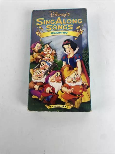 Classic Disneys Sing Along Songs Heigh Ho Vhs Animation Eur My XXX Hot Girl