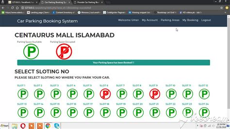 Online Car Parking Booking System Project Using Php Mysql Youtube