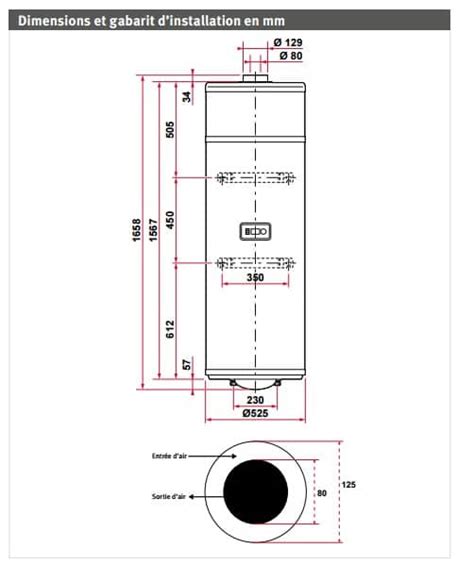 Chauffe Eau Thermodynamique Magna Aqua Avec Ventouse Saunier Duval