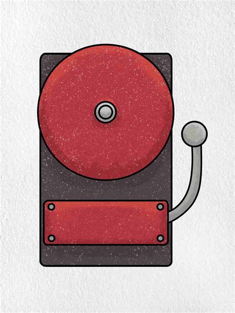 How To Draw A School Bell Helloartsy