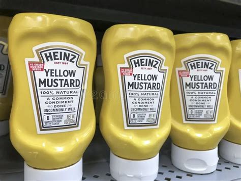 Heinz Mustard Logo Heinz 13 Oz Upside Down Yellow Mustard Squeeze