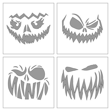 Scary Halloween Pumpkin 15 Free Pdf Printables Printablee