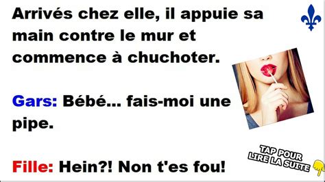 Un gars ramène sa blonde chez elle et lui demande une ptite pipe