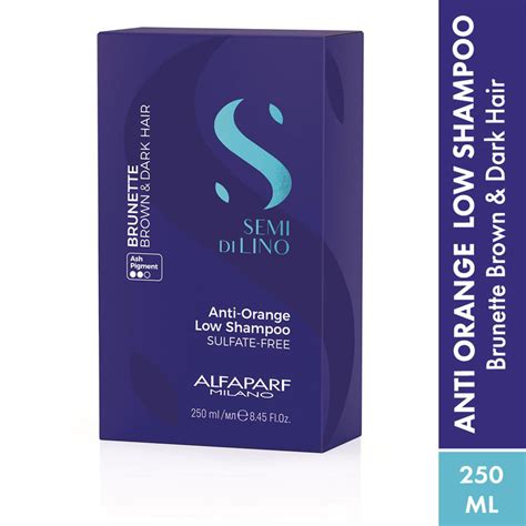 Buy ALFAPARF MILANO Semi Di Lino Brunette Anti Orange Low Shampoo Online
