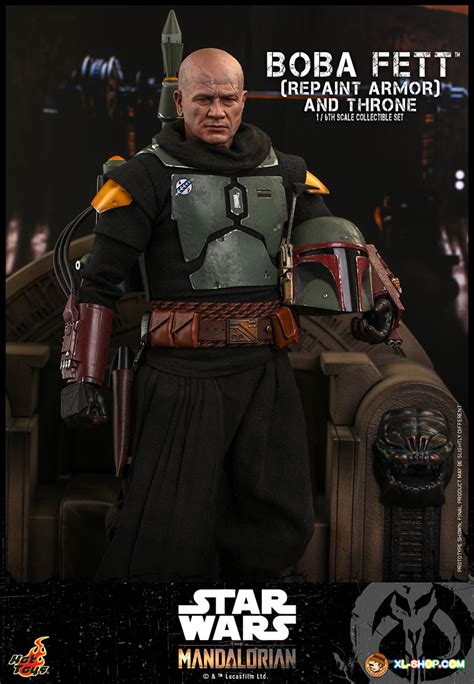 Hot Toys TMS056 Star Wars The Mandalorian 1 6th Scale Boba Fett Repaint Armor And
