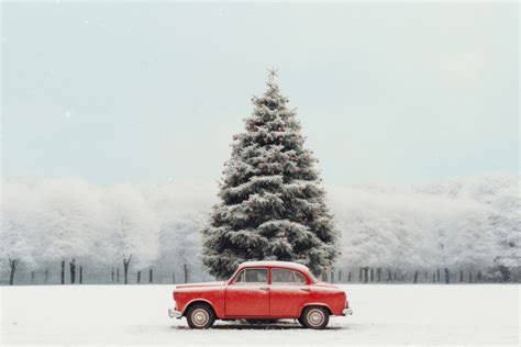 Christmas tree car vehicle. AI | Free Photo - rawpixel