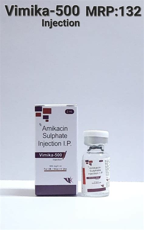 Amikacin Sulphate Injection Ip 500 Mg 2ml At Rs 132 Piece In Patiala