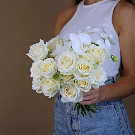 Свадебный букет из роз и орхидеи | Букет невесты купить | Интернет ...