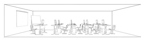 コンピューター室の教室の描画机の背景の内部 ベクターイラスト画像とpngフリー素材透過の無料ダウンロード Pngtree