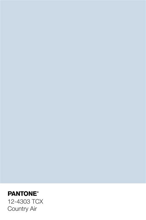 PANTONE 12 4303 TCX Country Air Wallpaper Blue Serenity Blue Paint