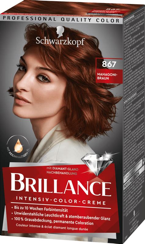 Schwarzkopf Brillance Intensiv Color Creme Nr Mahagoni Braun