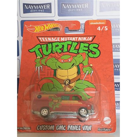Hot Wheels Custom Gmc Panel Van Turtles Shopee Brasil
