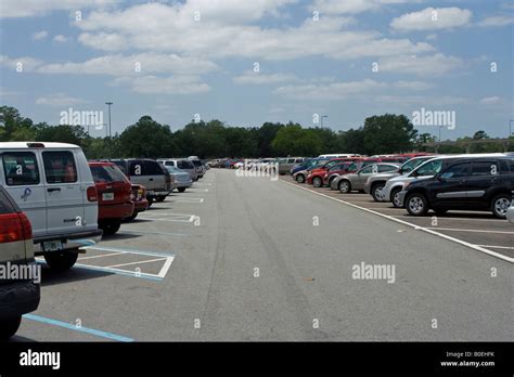 Full Automobile Parking Lot Stock Photo Alamy