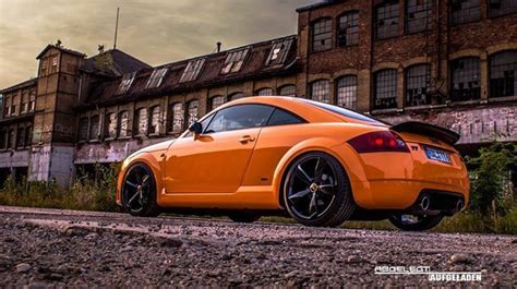 Orange Audi Tt Audi Tt Quattro Audi Tt Mk Voiture