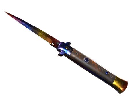 BitSkins Market StatTrak Stiletto Knife Marble Fade Factory New