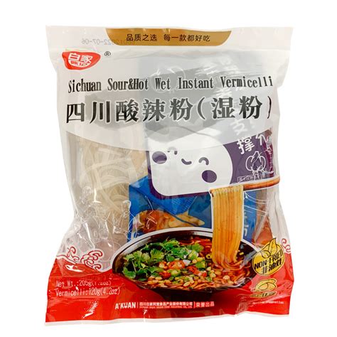 Grocery Dry Noodles And Vermicelli Baijia Sichuan Sour Hot Wet Instant Vermicelli