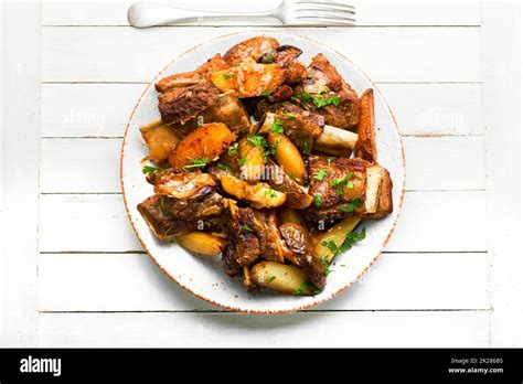 Beef stew with potatoes Stock Photo - Alamy