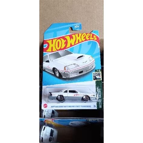 HOT WHEELS MATT AND DEBBIE HAY S 1988 PRO STREET THUNDERBIRD US CARD Shopee Philippines