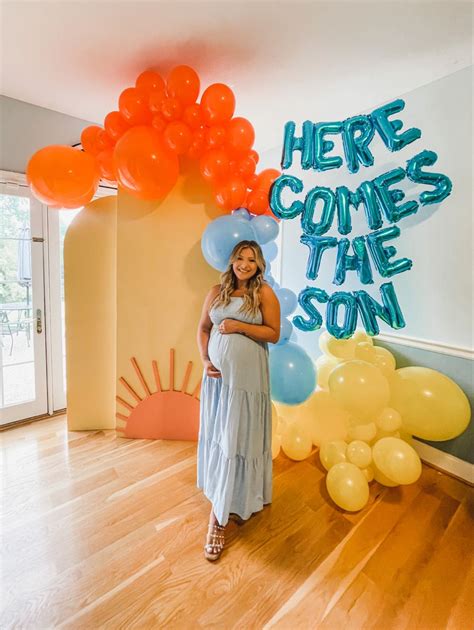 Here Comes The Son Shower Hippie Baby Shower Baby Shower Themes Boy