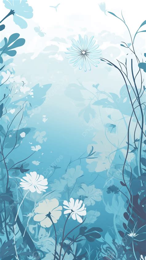 Beautiful Blue Flowers Background Wallpaper Image For Free Download ...