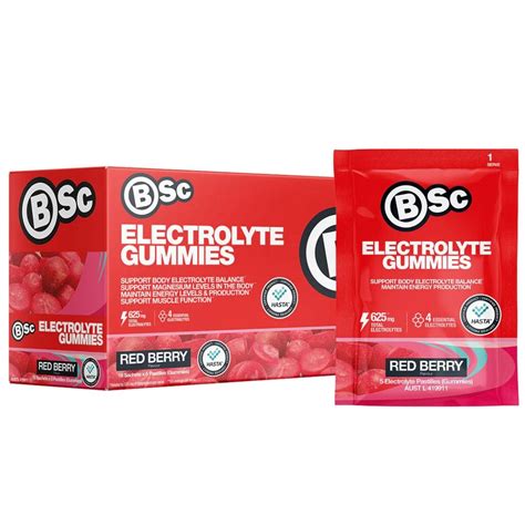 BSc Electrolyte Gummies | Sportsfuel Supplements NZ