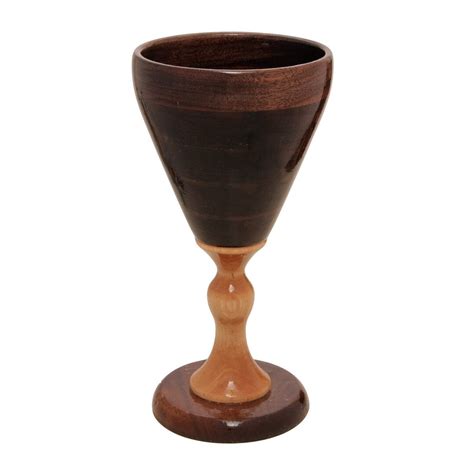 handcrafted wooden goblet  walnut  oz etsy