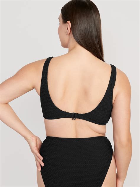 Haut de bikini crocheté à anneau en O à cordelettes pour Femme Old Navy