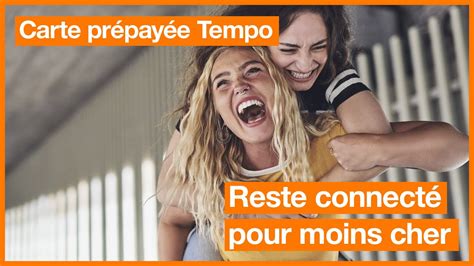 Carte prépayée Orange reste connecté pour moins cher YouTube